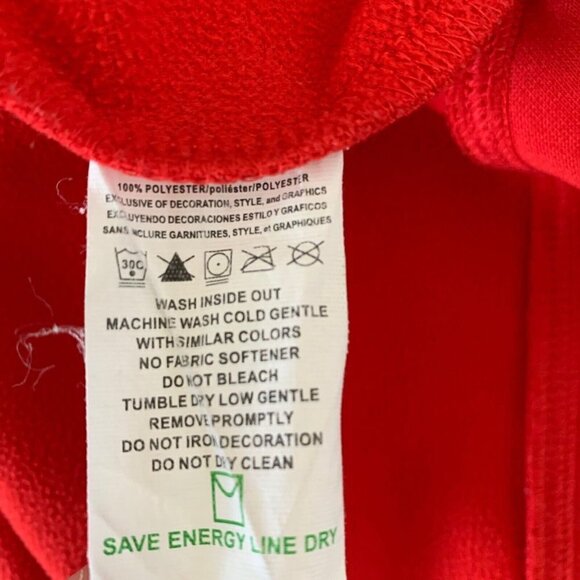 Tampa Bay Buccaneers Men's Medium Red NFL Team Apparel TX3 Warm Zip Jacket - Picture 11 of 11